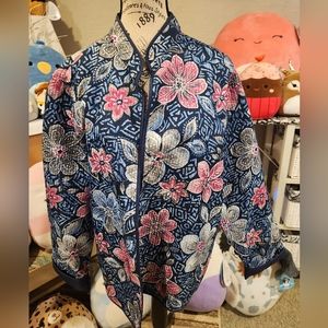 Alfred Dunner size 16 lightweight quilted jacket.